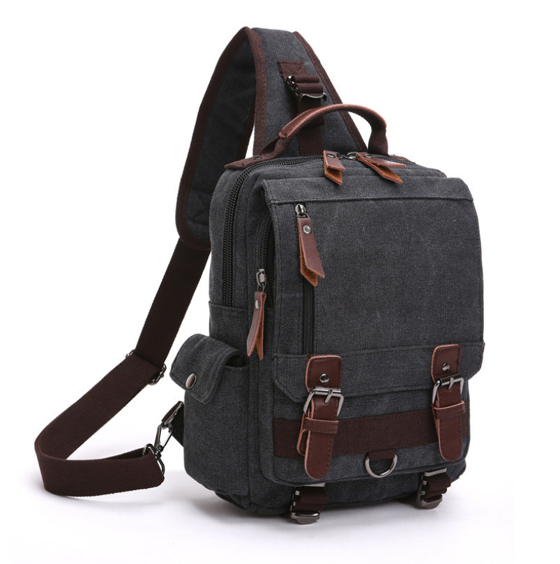 Women's & Men's & Korean Style For Canvas Fashion Business Commute Computer One Backpacks