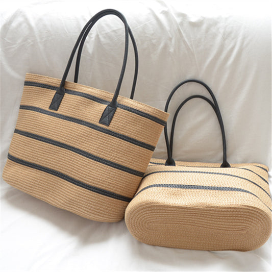 Women's Straw Summer Fashion Simple Holiday Shoulder Bags