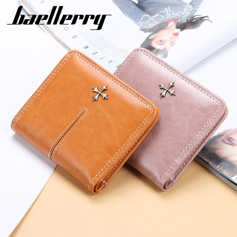 Women's Niche Short High-grade Zipper Fashion Retro Coin Purses