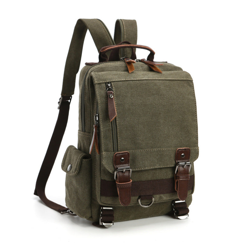 Women's & Men's & Korean Style For Canvas Fashion Business Commute Computer One Backpacks