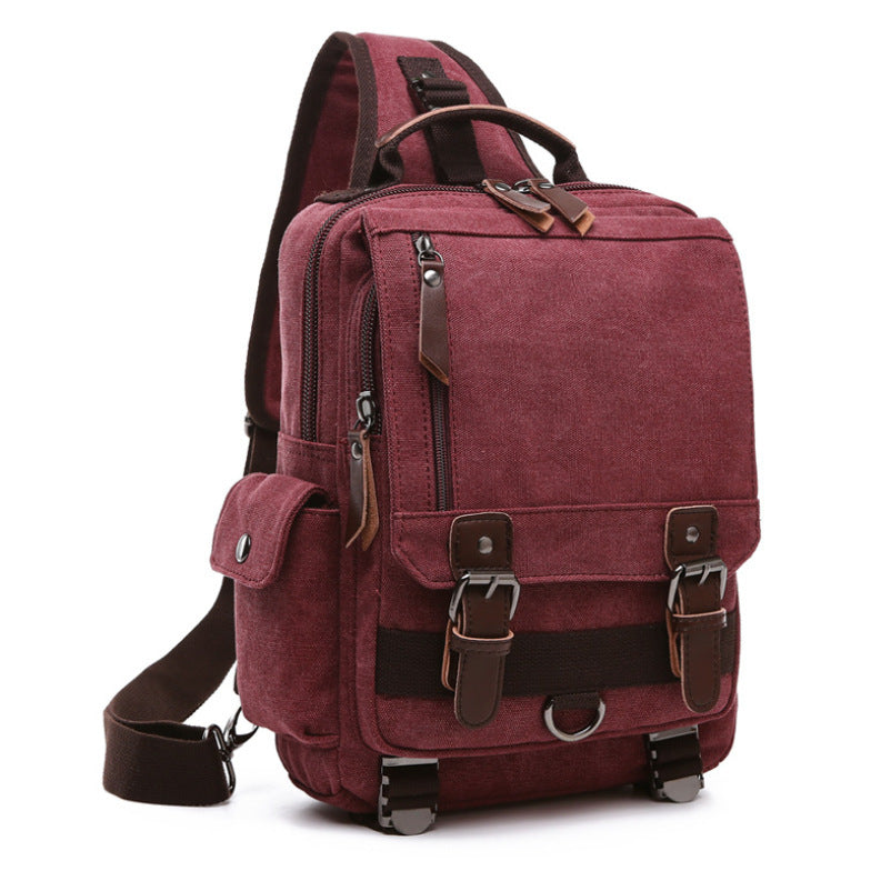 Women's & Men's & Korean Style For Canvas Fashion Business Commute Computer One Backpacks