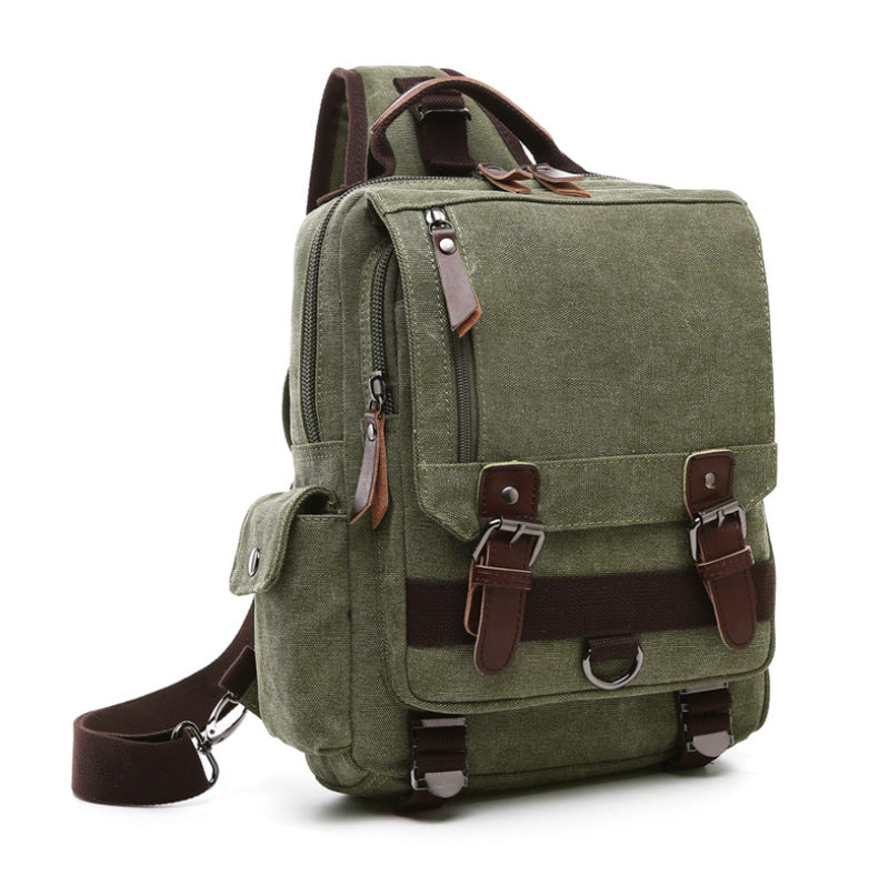 Women's & Men's & Korean Style For Canvas Fashion Business Commute Computer One Backpacks