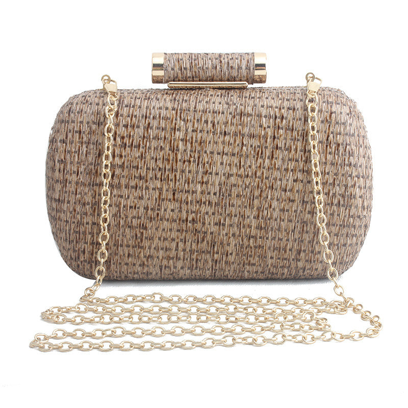 Summer Fashion Hand-woven Straw Atmospheric Dinner Evening Bags