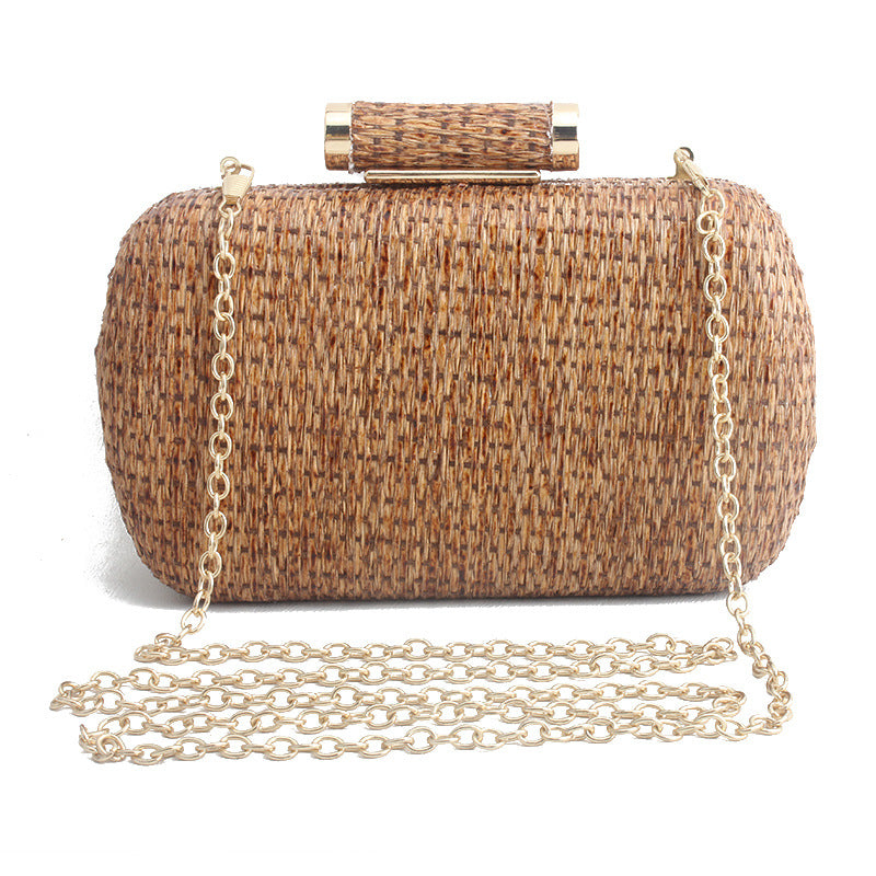 Summer Fashion Hand-woven Straw Atmospheric Dinner Evening Bags