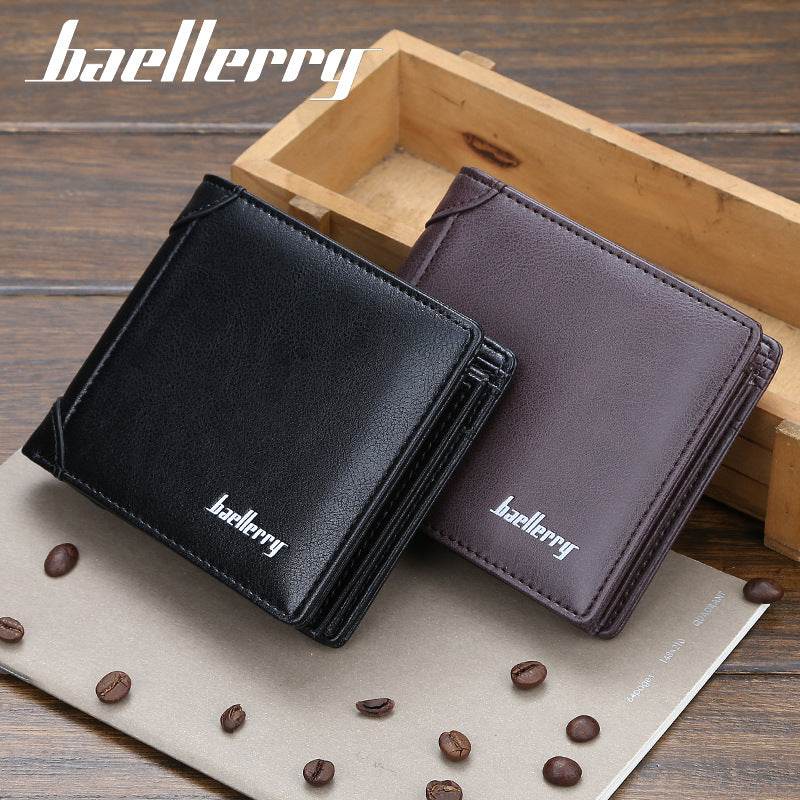 Men's Driving License Cover Short Retro Documents Men's Wallet