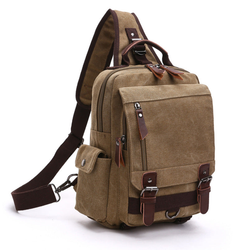 Women's & Men's & Korean Style For Canvas Fashion Business Commute Computer One Backpacks