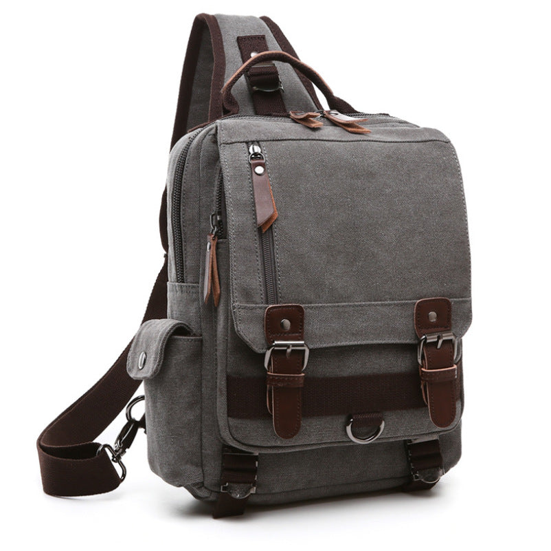 Women's & Men's & Korean Style For Canvas Fashion Business Commute Computer One Backpacks