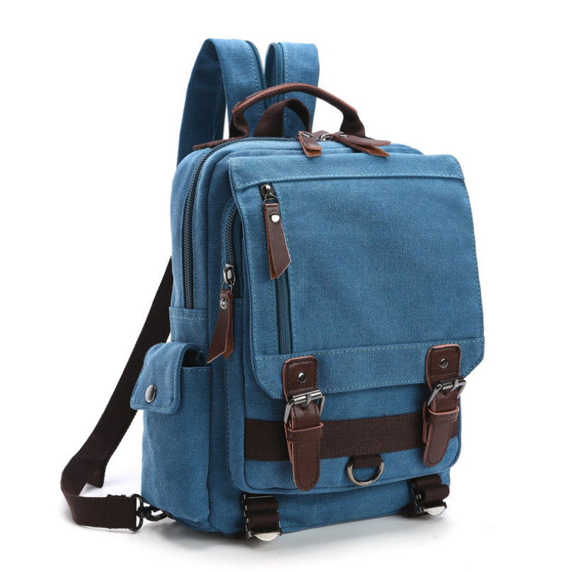 Women's & Men's & Korean Style For Canvas Fashion Business Commute Computer One Backpacks