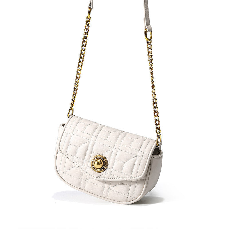 Popular Female Texture Style Chain Western Crossbody Bags