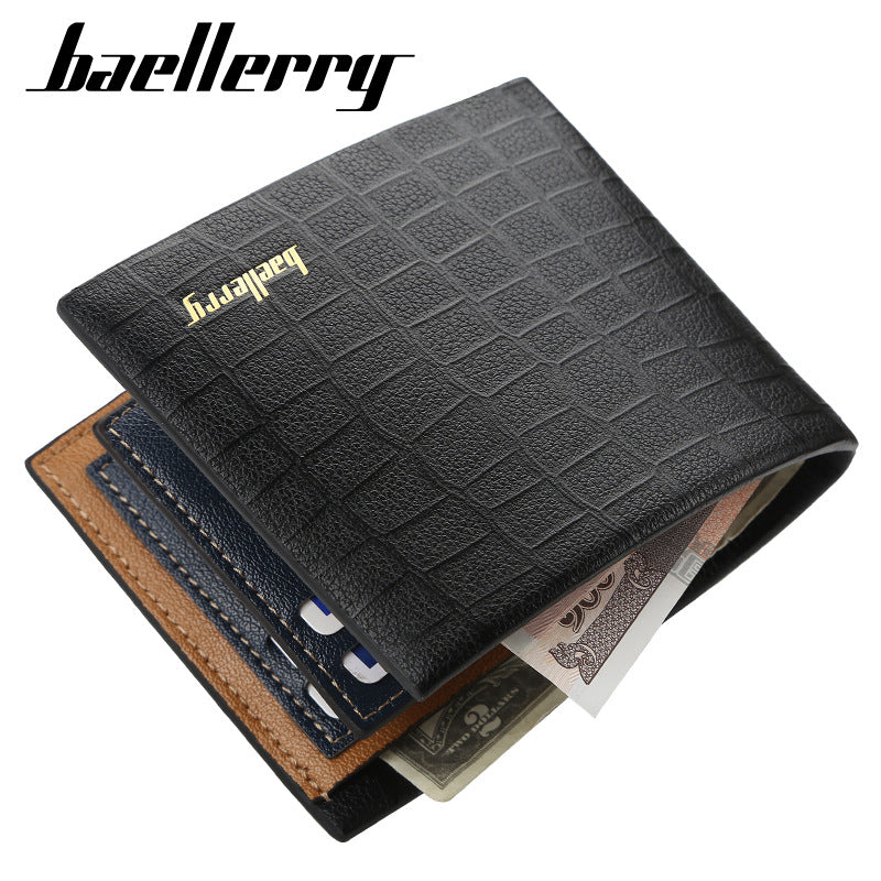Men's Short Business Multi Slots Large Capacity Men's Wallet