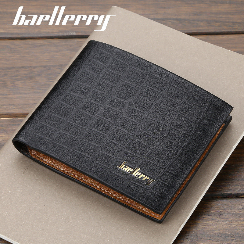 Men's Short Business Multi Slots Large Capacity Men's Wallet