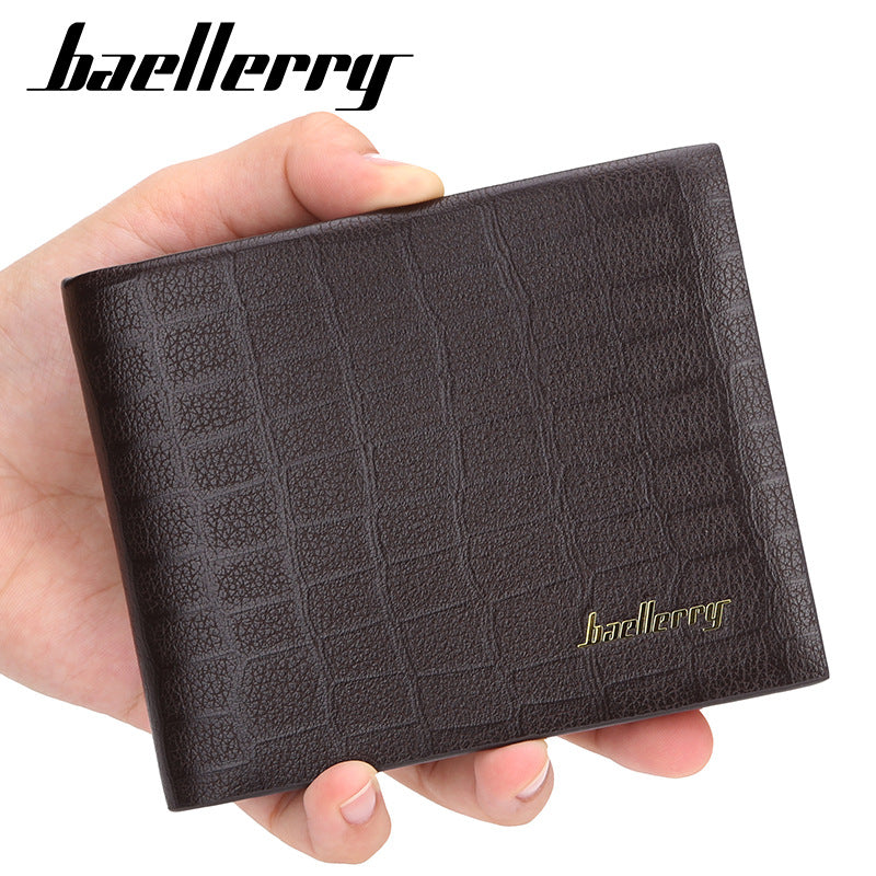 Men's Short Business Multi Slots Large Capacity Men's Wallet