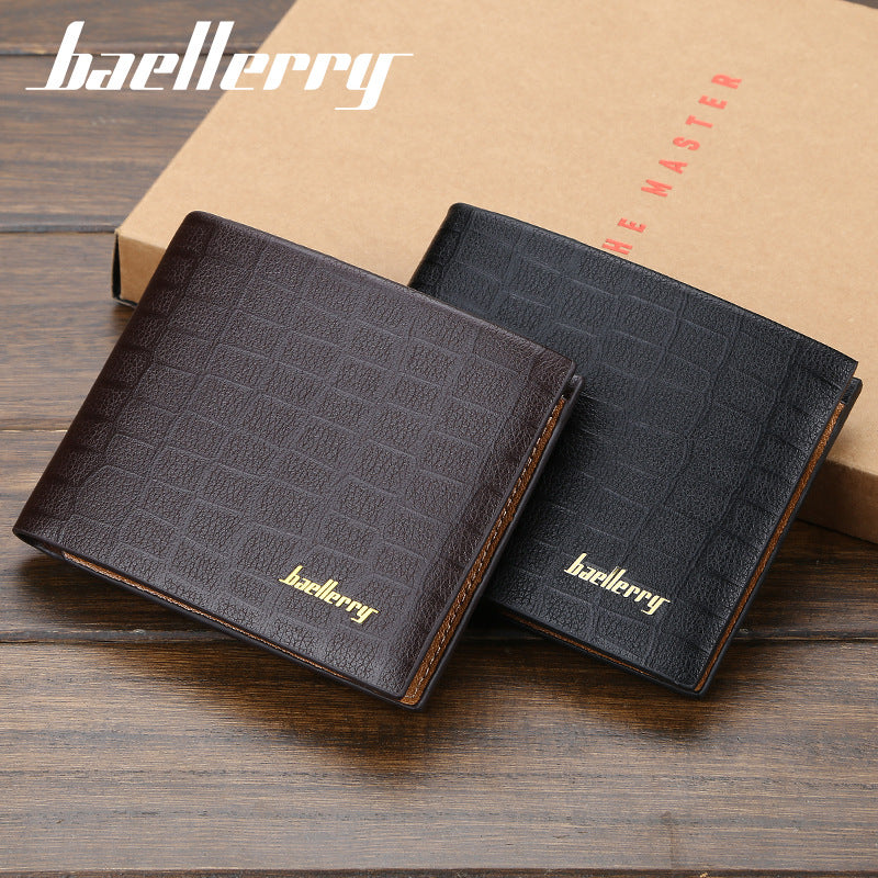 Men's Short Business Multi Slots Large Capacity Men's Wallet