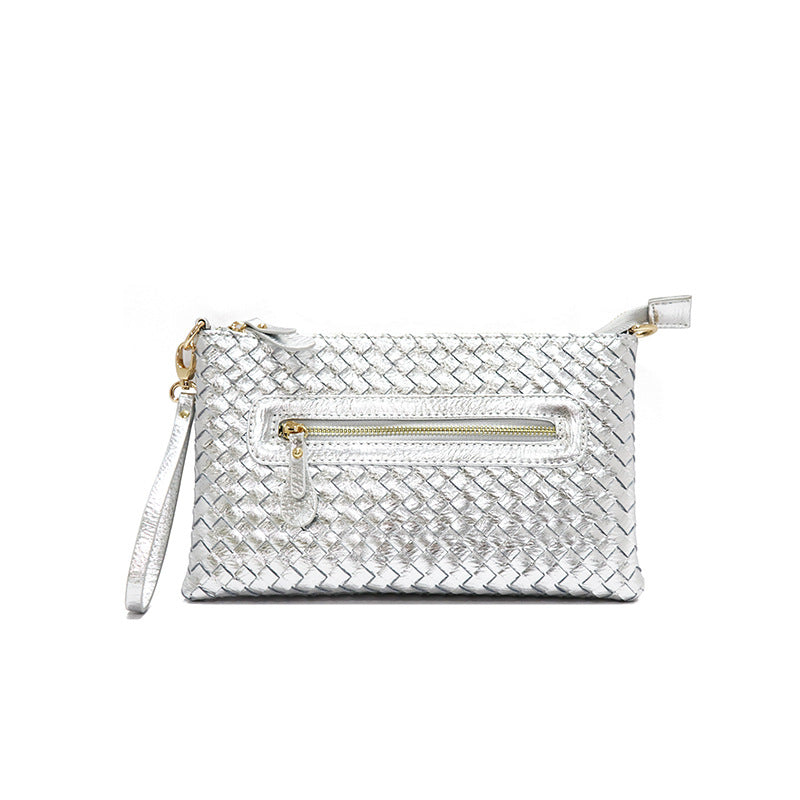Women's Korean Hand-woven Business Hand Holding Envelope Handbags