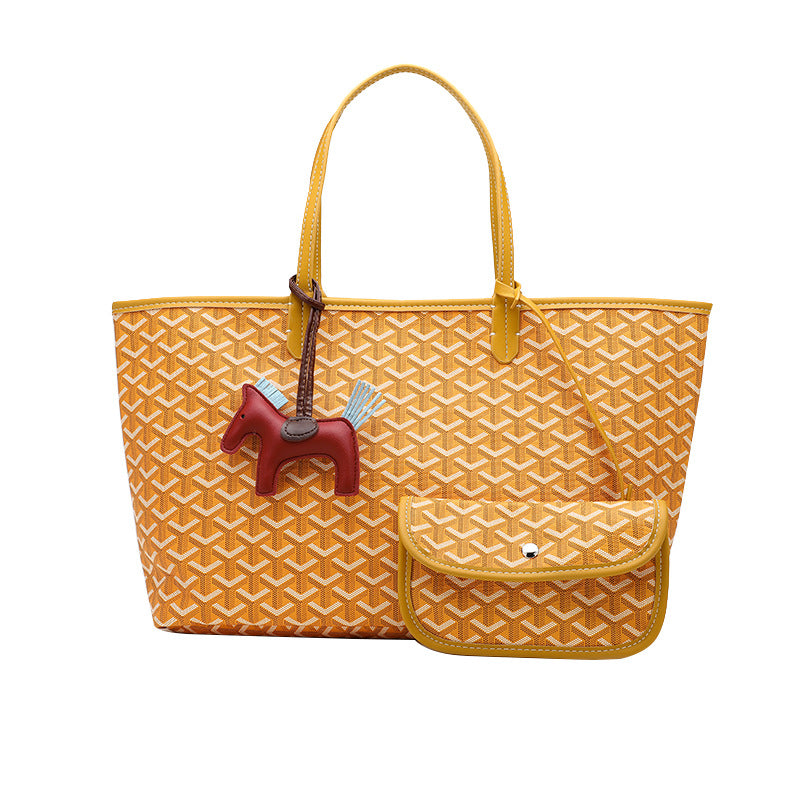 Women's Teeth Shopping Vegetable Basket Portable Mother Women's Shoulder Bag