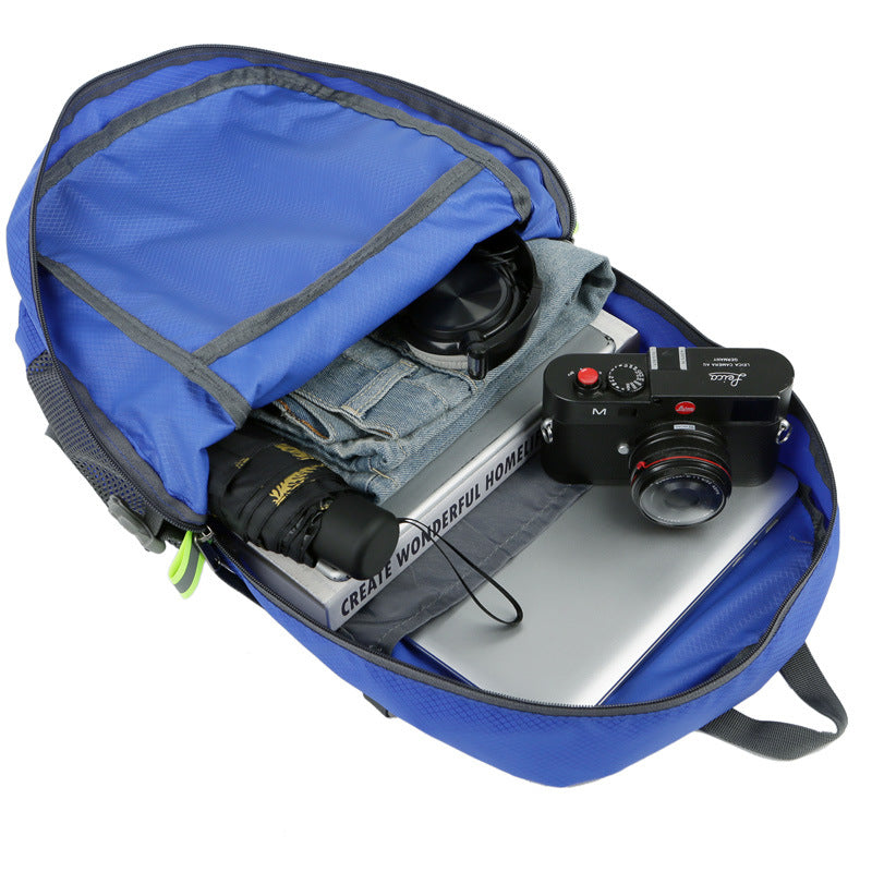 Men's Leisure Printed Foldable Portable Hiking Lightweight Backpacks