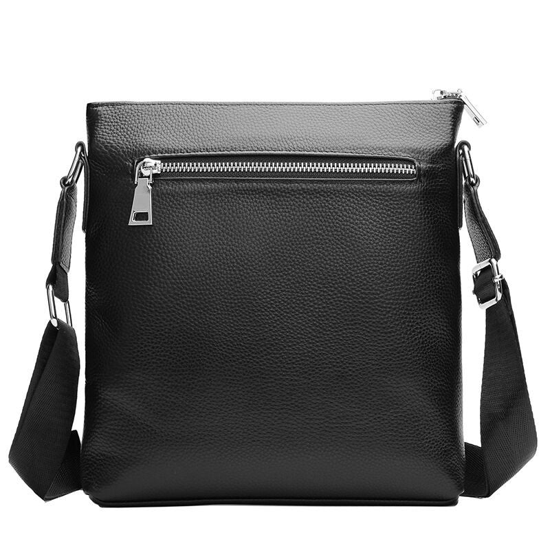 Men's Business Embossed Crocodile Pattern Bone Tail Men's Shoulder Bags