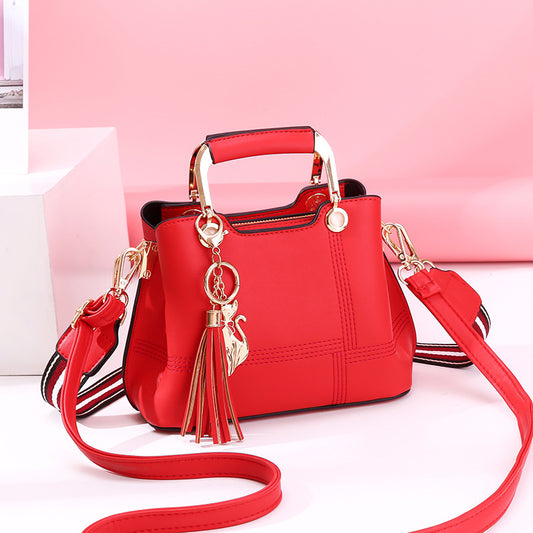 Women's Fashion Hand Holding Wide Strap Handbags