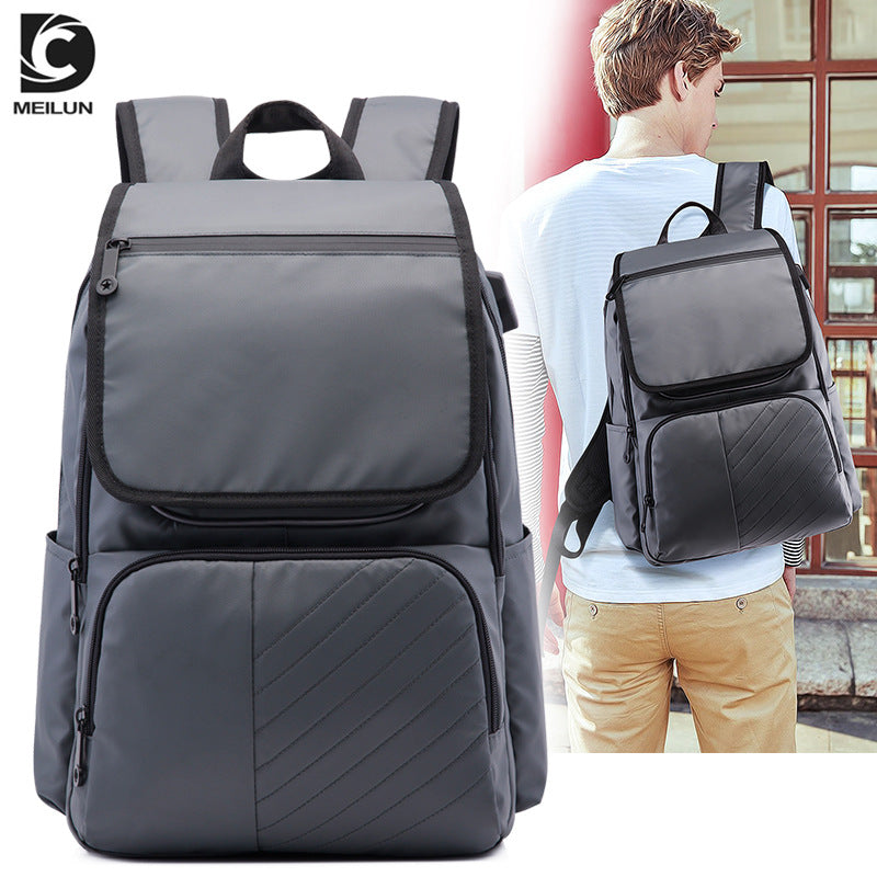 Men's Computer Korean Leisure Large Capacity Female Backpacks