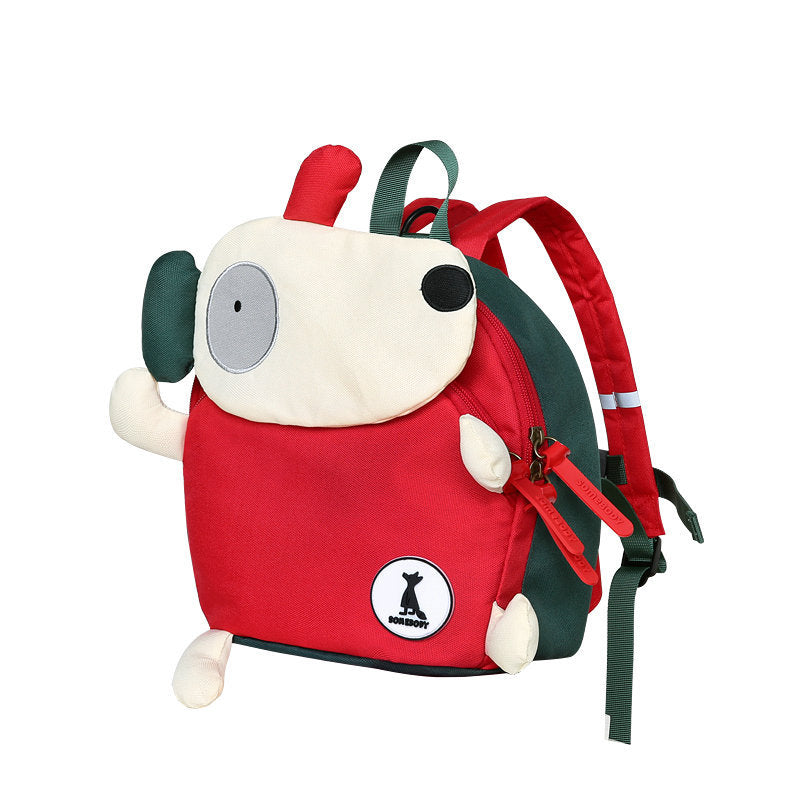 Children's Tricolor Patch Oxford Cloth Boys Cute Elementary School Students' Schoolbags