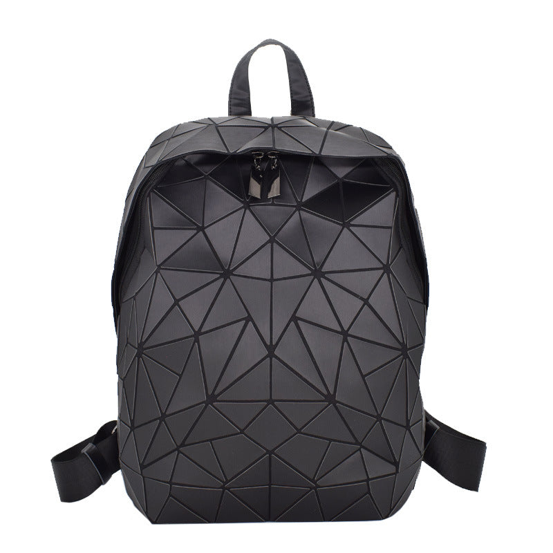 Women's Geometric Rhombus Fashion Magic Color Unisex Backpacks