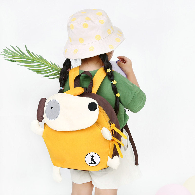 Children's Tricolor Patch Oxford Cloth Boys Cute Elementary School Students' Schoolbags