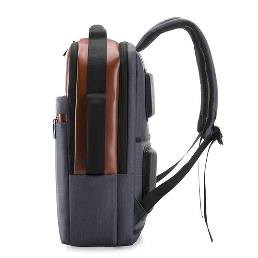 Men's Computer Retro Leather Waterproof Fashion Backpacks