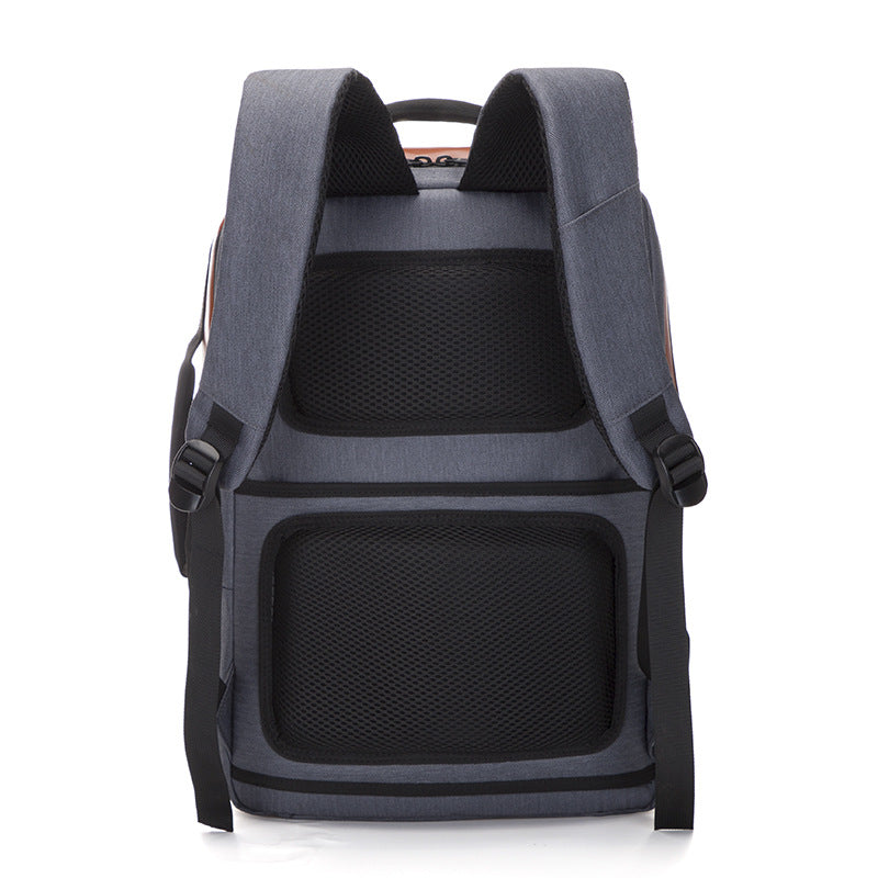 Men's Computer Retro Leather Waterproof Fashion Backpacks