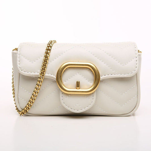 Women's Stylish British Style Classic Iron Chain Crossbody Bags