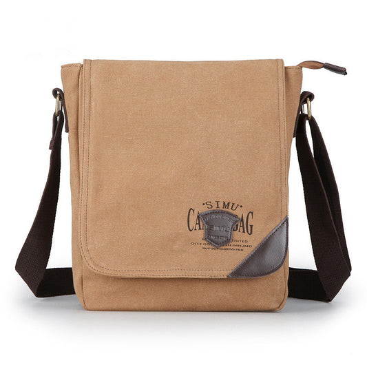 Men's Stylish Charming Canvas Single Envelope Men's Chest Bags