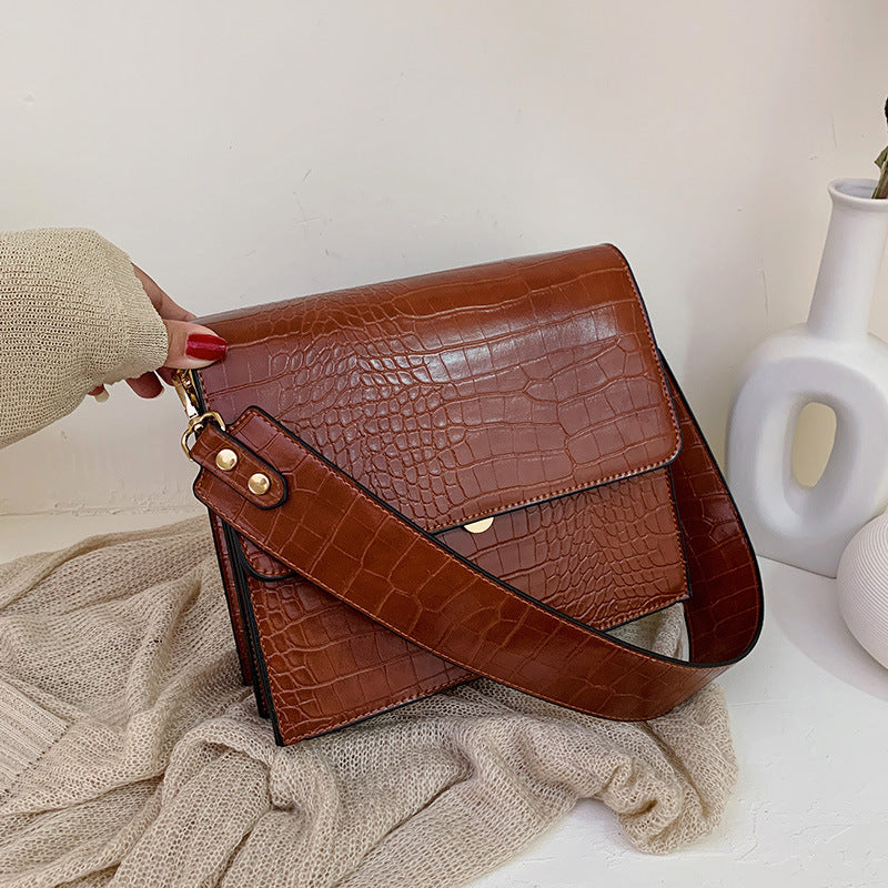 Women's Western Style Textured Stone Pattern Bags