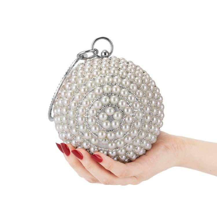Women's Dinner Rhinestone Banquet Diamond Bracelet Clutch Evening Bags