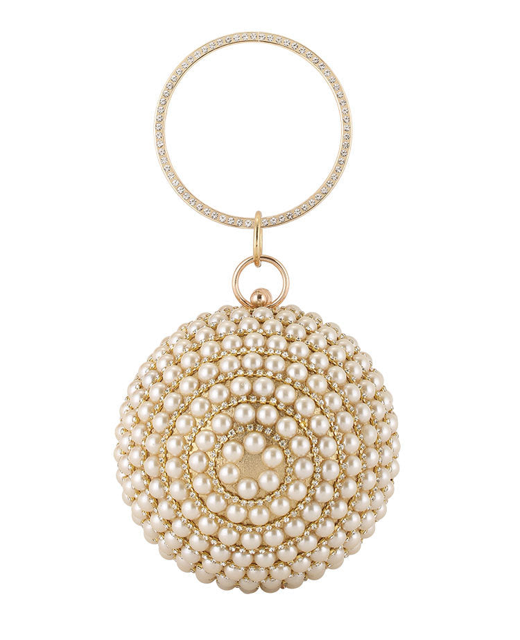 Women's Dinner Rhinestone Banquet Diamond Bracelet Clutch Evening Bags