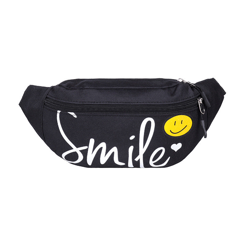 Women's Fashion Design Letter Printed Nylon Street Women's Shoulder Bag