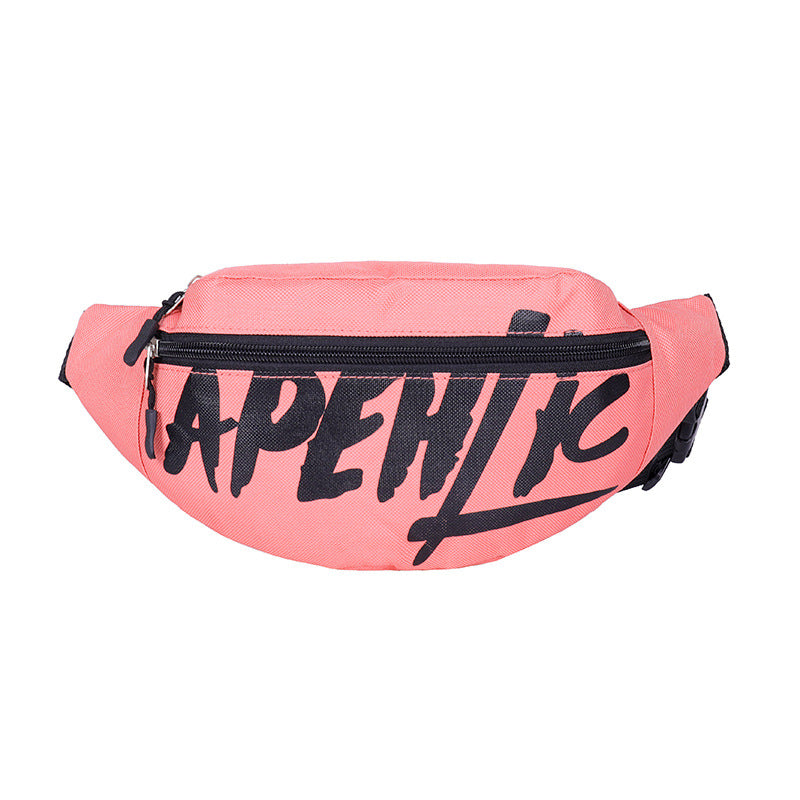 Women's Fashion Design Letter Printed Nylon Street Women's Shoulder Bag
