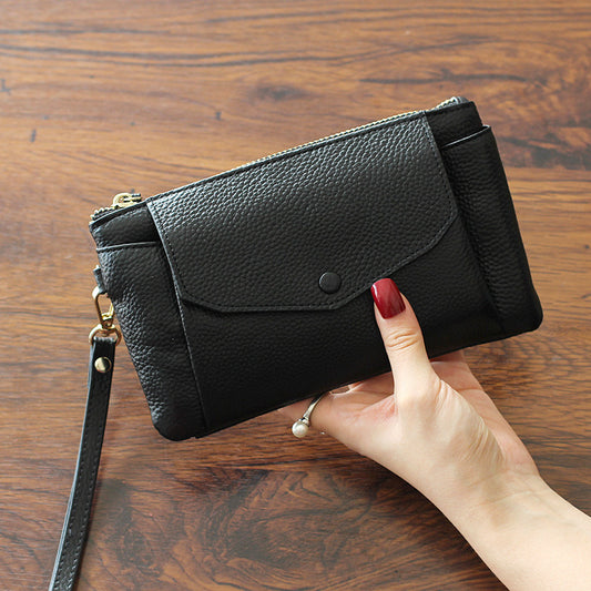 Women's Versatile Large Capacity Leather Korean Fashion Handbags