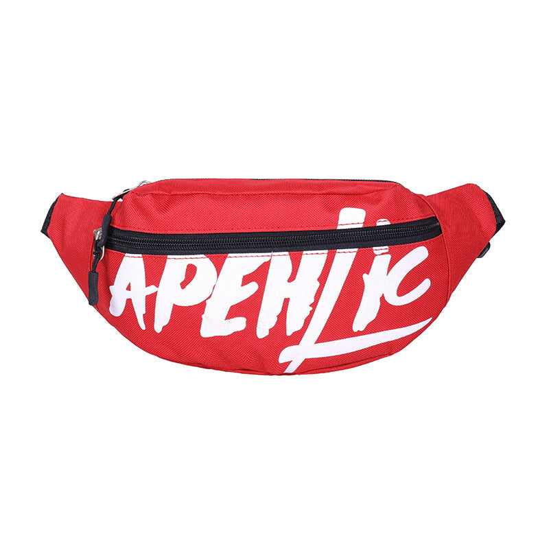 Women's Fashion Design Letter Printed Nylon Street Women's Shoulder Bag