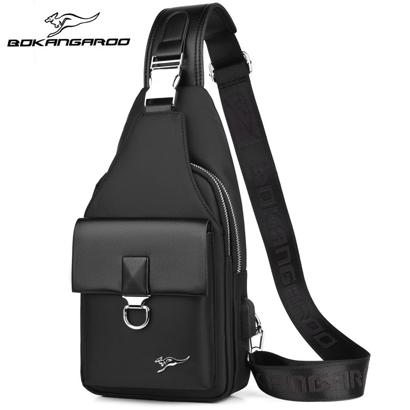 Men's Kangaroo Waterproof Oxford Cloth Fashion Men's Messenger Bags