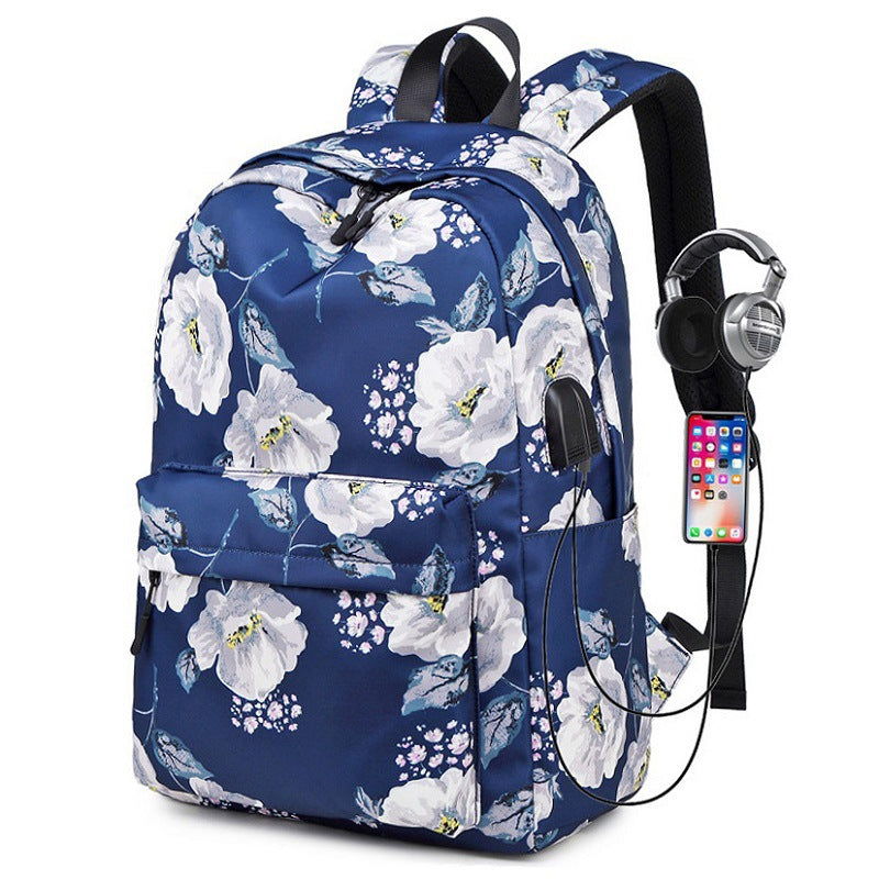 Glamorous Popular Fashion Fresh Nylon Female Backpacks