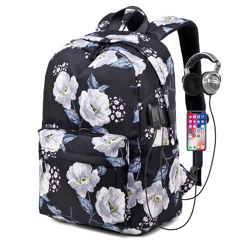 Glamorous Popular Fashion Fresh Nylon Female Backpacks