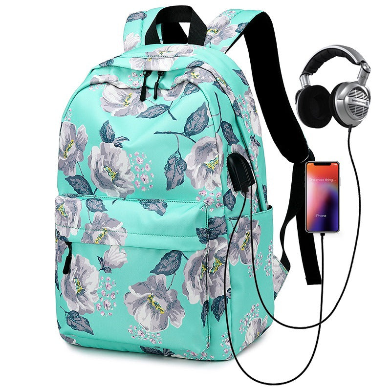 Glamorous Popular Fashion Fresh Nylon Female Backpacks