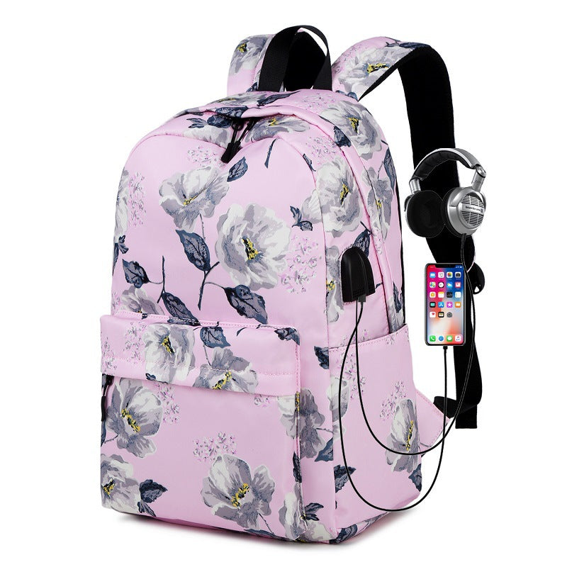 Glamorous Popular Fashion Fresh Nylon Female Backpacks