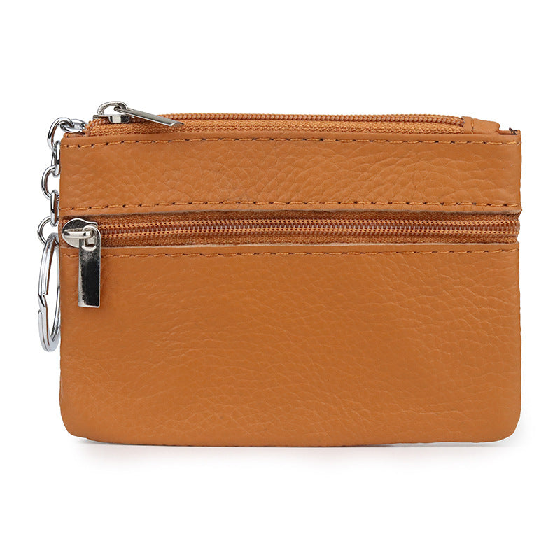Innovative Leather First Layer Cowhide Bus Coin Purses