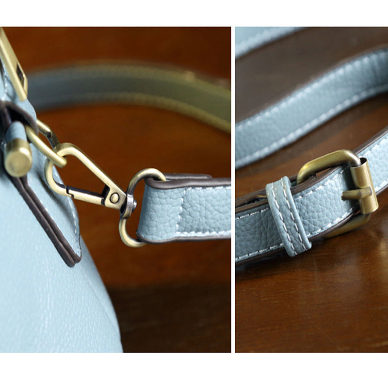 Women's French Boston Commuter Detachable Strap Two Crossbody Bags