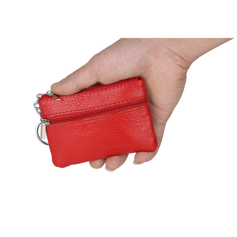 Innovative Leather First Layer Cowhide Bus Coin Purses