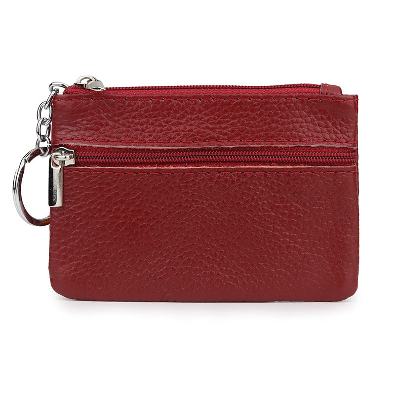 Innovative Leather First Layer Cowhide Bus Coin Purses