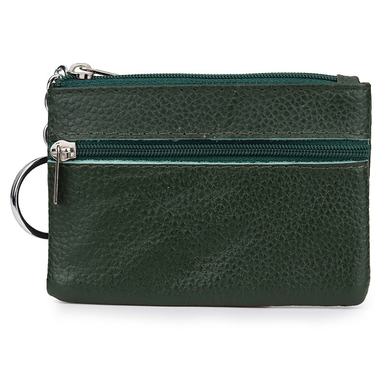 Innovative Leather First Layer Cowhide Bus Coin Purses