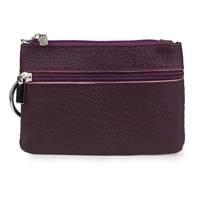 Innovative Leather First Layer Cowhide Bus Coin Purses