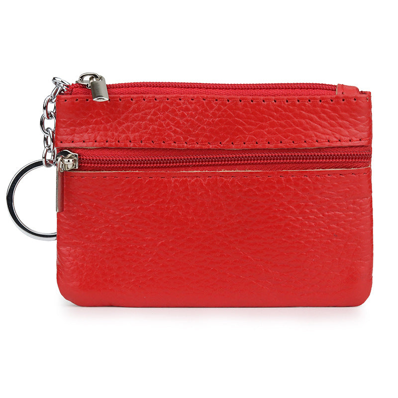 Innovative Leather First Layer Cowhide Bus Coin Purses