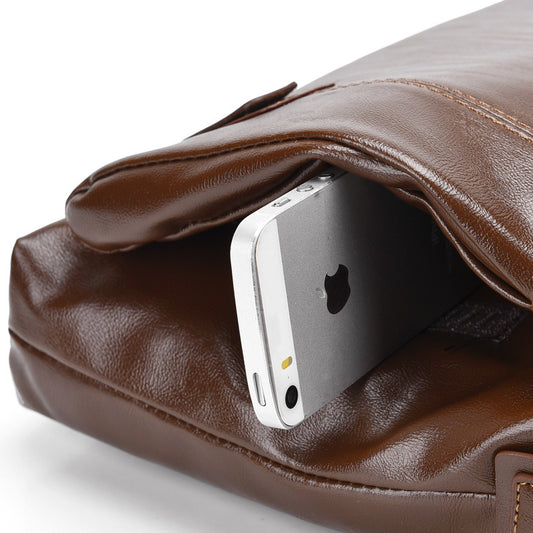 Trendy New Men's Fashion Soft Portable Men's Handbags